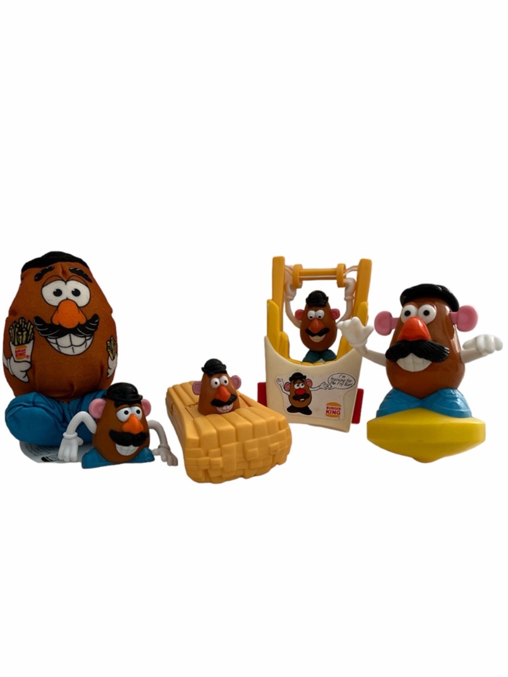 1990s Burger King Mr. Potato Head Kids Club Meal Toys (Lot A)